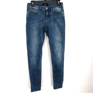SCOTCH & SODA Maison Scotch Jeans La Bohemienne Mid Rise Skinny 28 Stretch Denim
